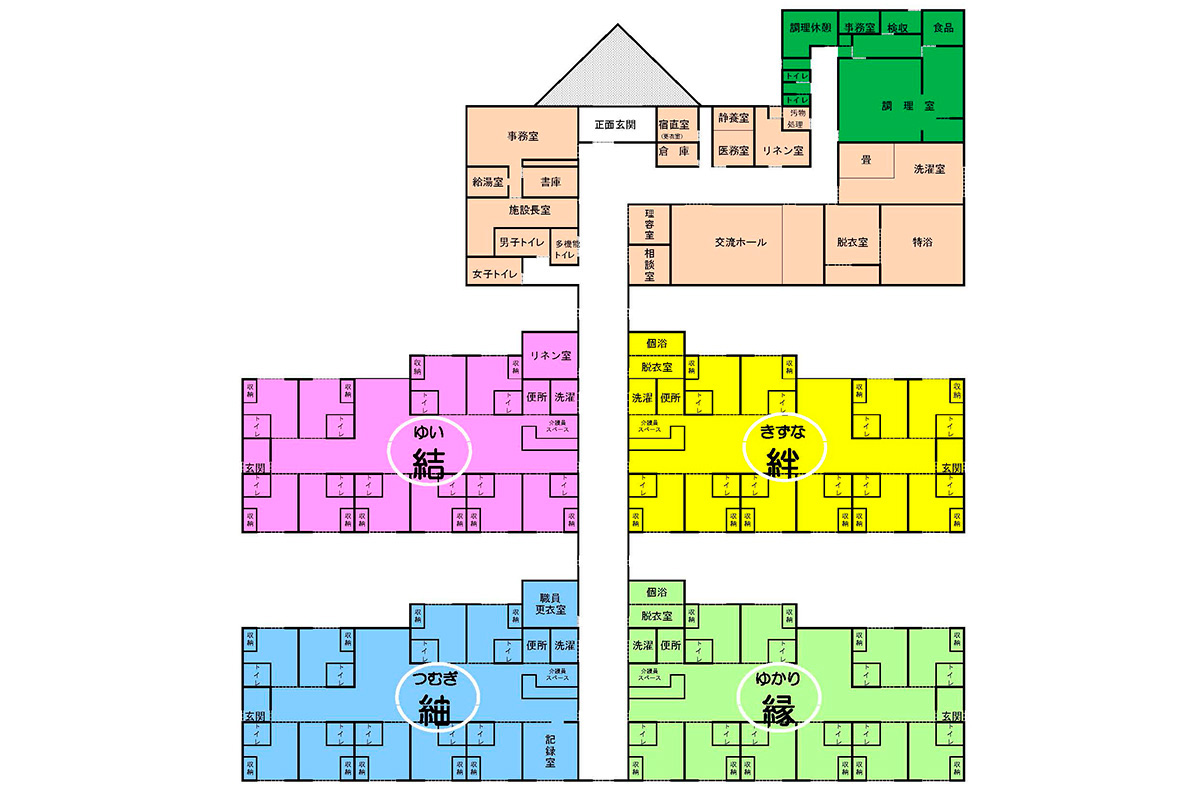 真正園　全体図